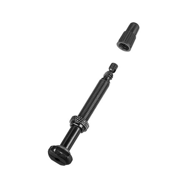 Valve Bontrager Round Base TLR Valve black 55mm